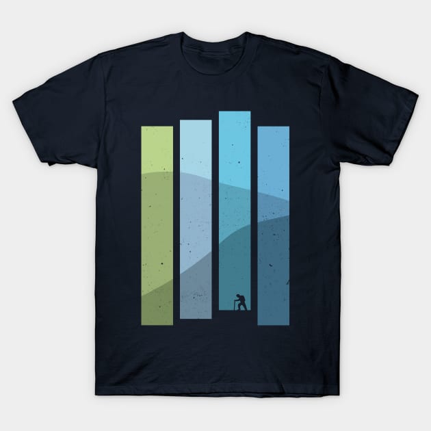 Northern Lights Stripes T-Shirt by Vanphirst